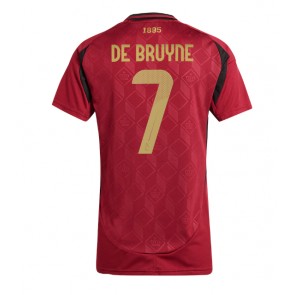 Belgie Kevin De Bruyne #7 Dámské Domácí Dres ME 2024 Krátký Rukáv